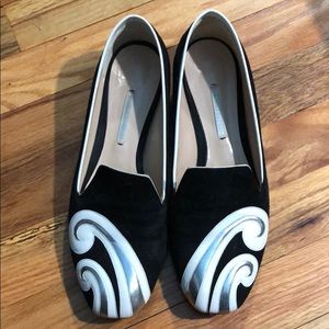 Nicholas kirkwood suede flats 38/8